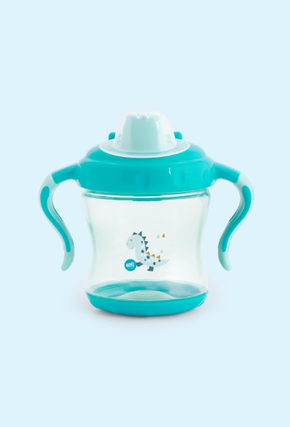 ELFI Neprosipajuća šolja sa tvrdim piskom i poklopcem FANTASY 250 ml Dino